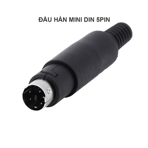 Chân cắm mini DIN 5pin cho PLC Panasonic FP-X C14 - MD5-pin male plug connector for programming devices.