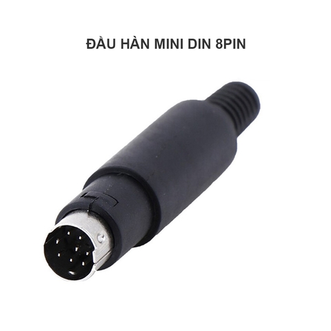 Rắc 8pin đực cho PLC FX-20P-CAB0 - MD8 male plug soldering tip for Mitsubishi FXo/FX2n/FX1N series programmable radios