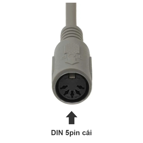 PS/2 to AT Keyboard Adapter (Mini Din 6 Male to Din 5 Female)