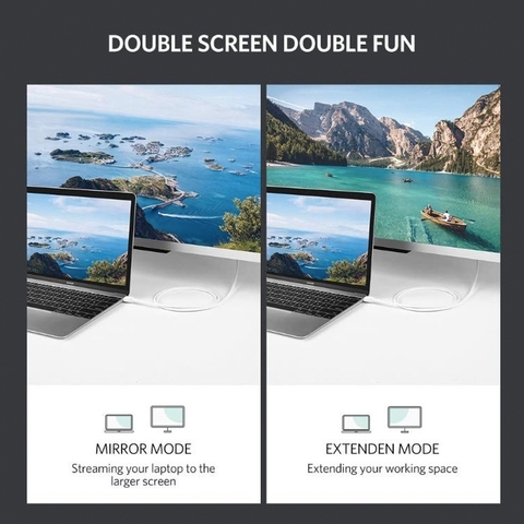 Cáp Mini displayport sang HDMI 1080P Ugreen MD101 - Thunderbolt 2 to HDMI cable full HD 1080p