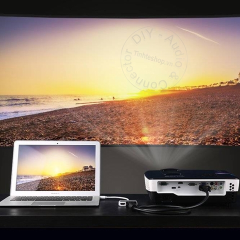 Bộ chuyển Mini displayport ra VGA và HDMI 1080P Ugreen MD108 10427 - Thunderbolt 2 to HDMI + VGA