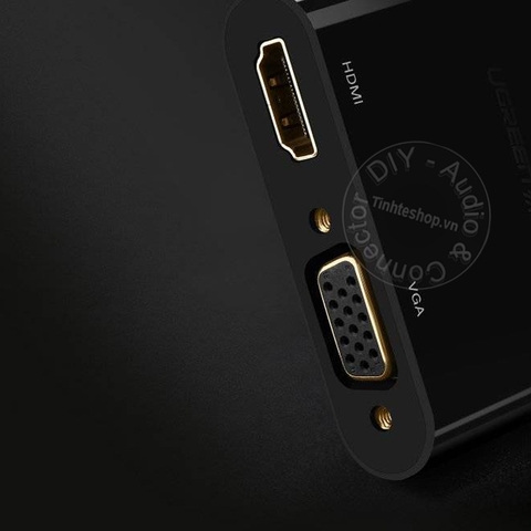 Dây chuyển Thunderbolt 2 ra HDMI + VGA Ugreen MD108 10439 - Mini displayport to VGA HDMI