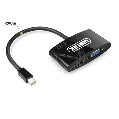 Cáp chuyển Mini Displayport sang HDMI VGA 20Cm Unitek Y-6328