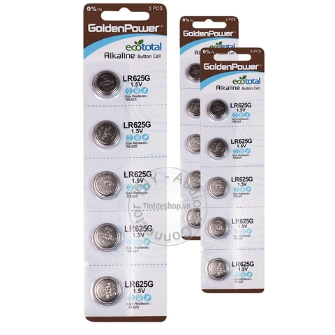 Pin alkaline LR625G EPX625G V625 625 LR9 GoldenPower 1 viên