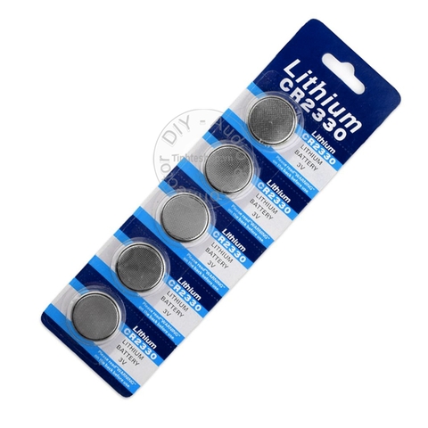 Pin lithium CR2330 Pin điều khiển từ xa 2330 TE 1 vỉ 5 viên - CR2330 BL2330 DL2330 lithium battery