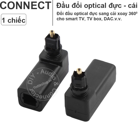 Rắc 3.5 sang quang - Mini 3.5 toslink to optical converter