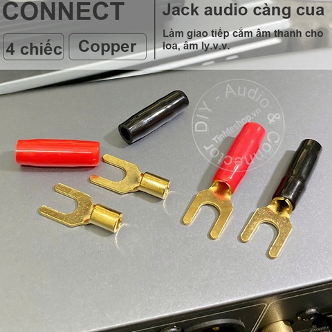 Jack càng cua đồng nhỏ 4 chiếc - Small Y-style audio plug