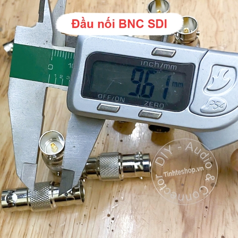 Đầu nối dây SDI BNC 2 cổng cái - BNC female to female connector