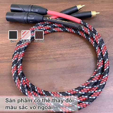 Dây RCA sang XLR đực cho Đẩy Accuphase P-450 tùy chỉnh kích thước và đầu vào