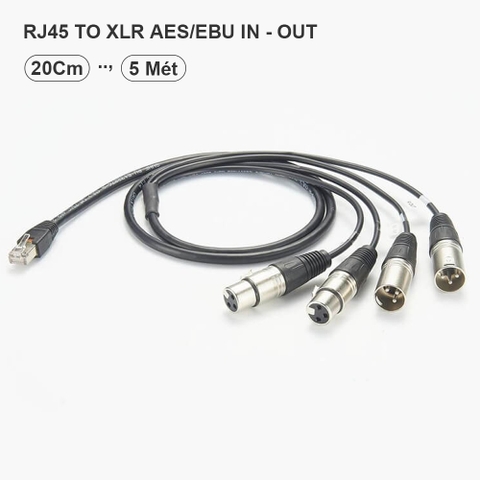 RJ45 AES/EBU to XLR in/out for Tieline Bridge-IT XTRA II