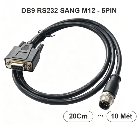 M12 Male 5 Pin to DB9 Female Can Connecting Cable