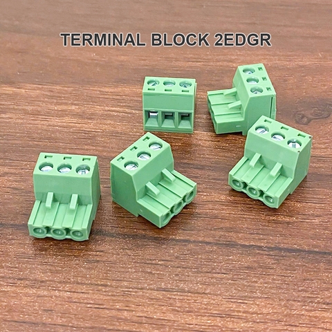 Phích cắm 3 chân đấu nối cho PCB - Terminal block KF2EDGP-5.08-3P