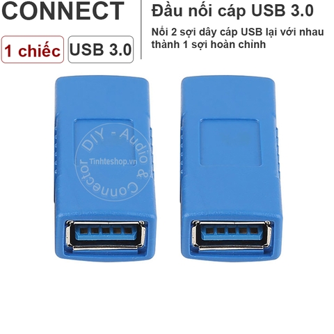 Đầu nối USB 3.0 2 đầu cái 1 chiếc - USB 3.0 female to female adapter