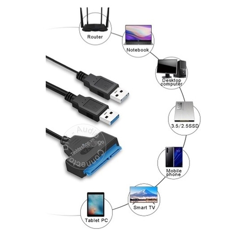 Cáp USB 3.0 sang SATA 2.5 3.5'' - SATA sang USB 3.0