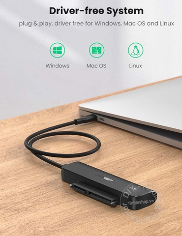 USB C sang SATA 2.5 Ugreen 70610 - USB type-C to SATA 2.5 inches support 10TB