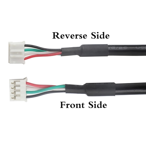 USB female connector with ear fixation XH2.54-4p white small terminal plug chassis panel extension cable