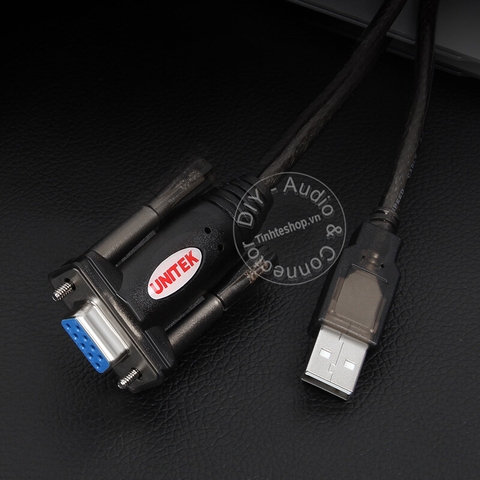 USB to RS232 cổng cái Unitek Y-105D 2 mét - Cáp USB sang COM
