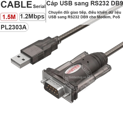 USB sang RS422 485 Unitek y-1082 dài 80Cm chipset FT232