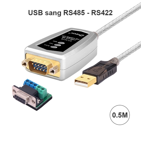 Dây chuyển USB sang RS422-RS485 DTECH DT-5119