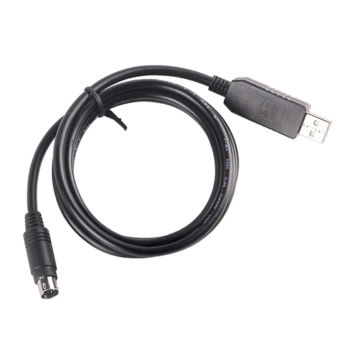USB to 6-pin Mini Din RS232 Serial Communication Cable for LS XGB XBM XBC