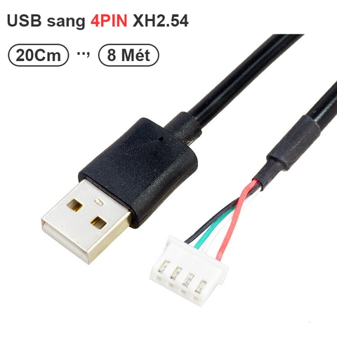 USB to XH2.54 USB 2.0 Extension Cable