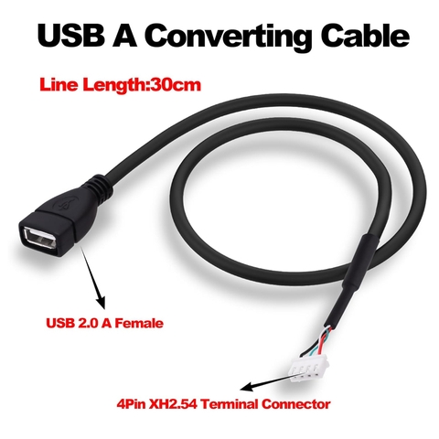 XH2.54 Motherboard Female Header Terminal to USB Cable Adapter