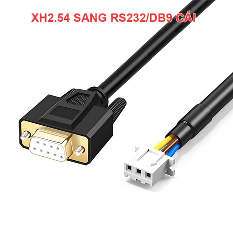 Female DB9 RS232 Serial Cable to 3 Wiring Terminals (2 3 5 Pin) 9Pin XH2.54 Extension Cable for Data Communication