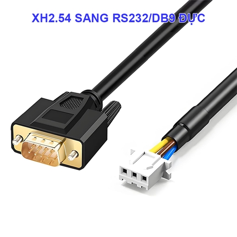 Female DB9 RS232 Serial Cable to 3 Wiring Terminals (2 3 5 Pin) 9Pin XH2.54 Extension Cable for Data Communication