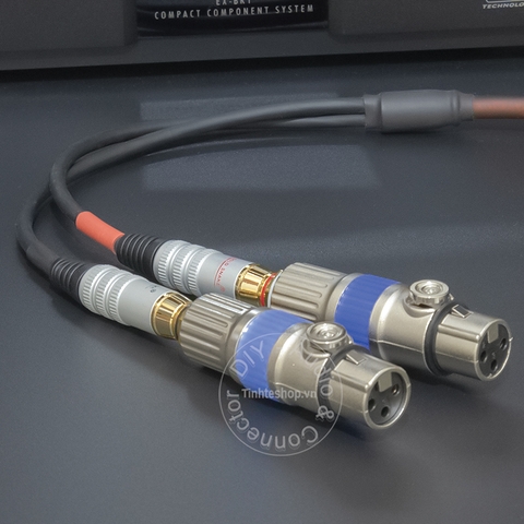 Rắc canon cái ra hoa sen DIY 2 chiếc - XLR female to RCA adapter