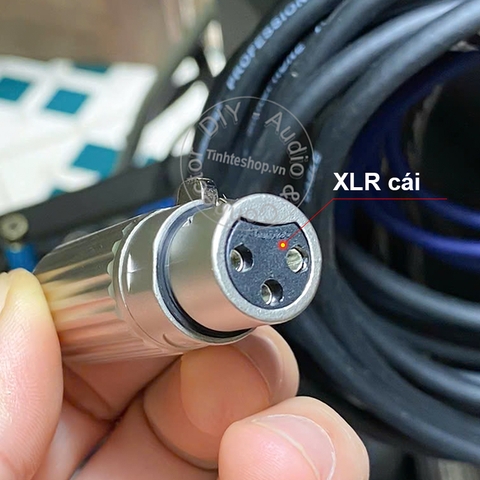 Jack canon sang 3.5 balanced cắm micro không dây cho mixer - XLR female to 1/8