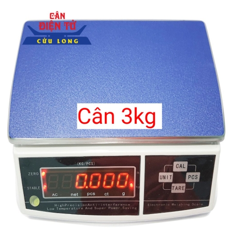 CÂN TRONG LƯỢNG 3KG X 0.1G