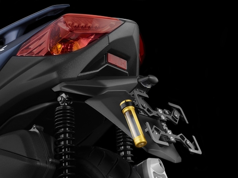 Ống đựng biên lai Bikers đen mờ