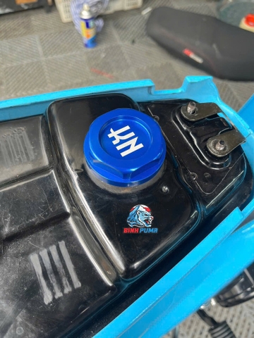Nắp xăng KN màu xanh dương