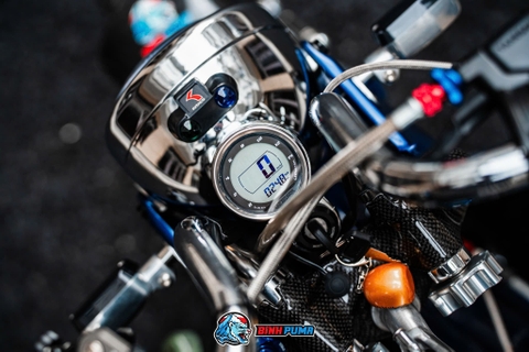 Bộ gáo đèn Kitaco & đồng hồ Takegawa LCD D Type