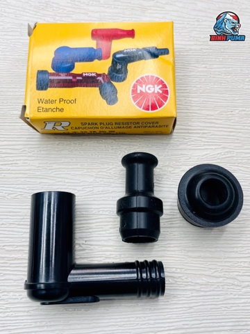 CHỤP BUGI NGK CHỮ L Màu đen