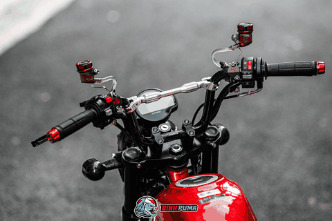 Ghi đông daytona form cao đen