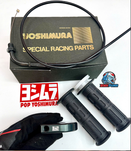 Bộ cùm tăng Yoshimura màu đen