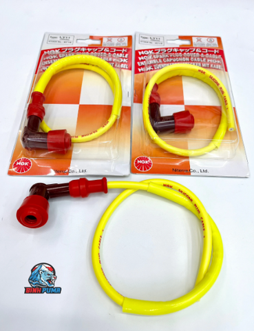 Dây tăng áp NGK silicone màu vàng