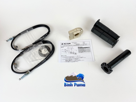 Cùm tăng ACTIVE TYPE 3 màu thuốc súng (Gunmetal)