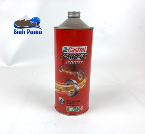NHỚT CASTROL POWER1 SCOOTER (10W40) JAPAN CHO XE TAY GA 4 THÌ