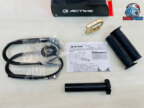 Cùm tăng ACTIVE TYPE 3 màu thuốc súng (Gunmetal)