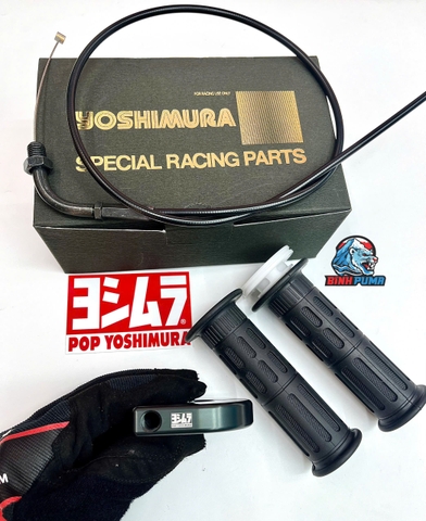 Bộ cùm tăng Yoshimura màu đen