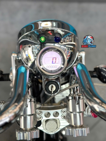 Bộ gáo đèn Kitaco & đồng hồ Takegawa LCD D Type