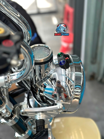 Bộ gáo đèn Kitaco & đồng hồ Takegawa LCD D Type