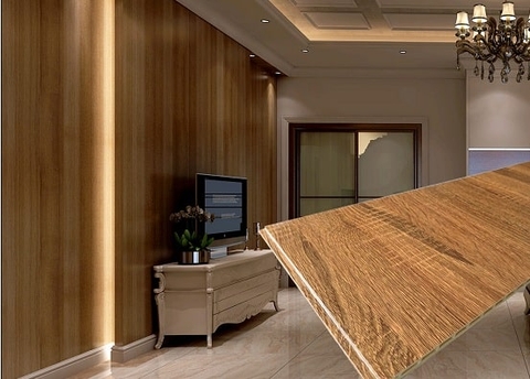 Tấm nhựa giả gỗ ốp tường - Vật liệu trang trí nhà được ưa chuộng nhất hiện nay 