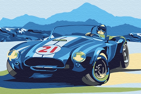 Tranh sơn dầu số hóa tự tô Gam CX3232 20x30cm căng sẵn khung