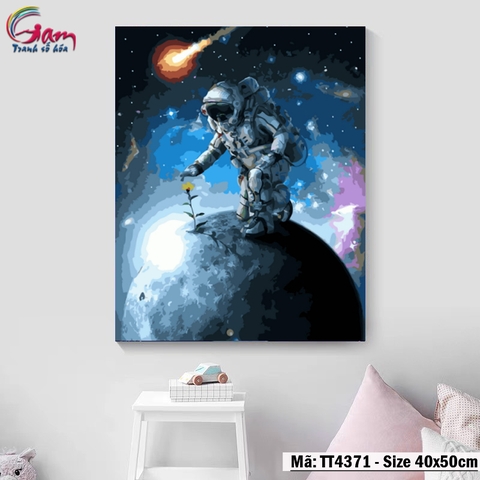 Tranh số hóa tự tô tâm trạng trừu tượng GAM Tranh vũ trụ TT4370