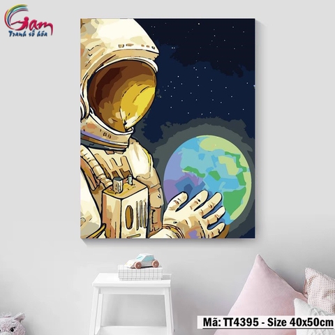Tranh số hóa tự tô tâm trạng trừu tượng GAM Tranh vũ trụ TT4370