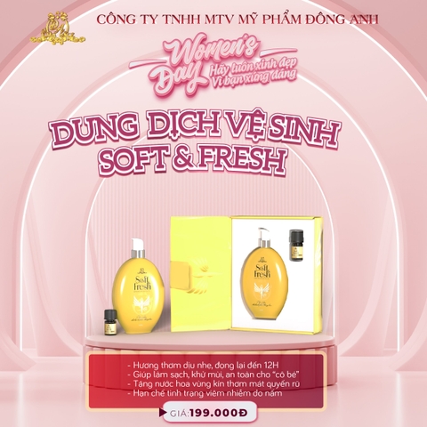 Dung Dịch Vệ Sinh Phụ Nữ Soft & Fresh - Mua 1 tặng 1