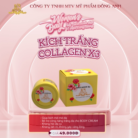 Siêu Kích Trắng Collagen X3